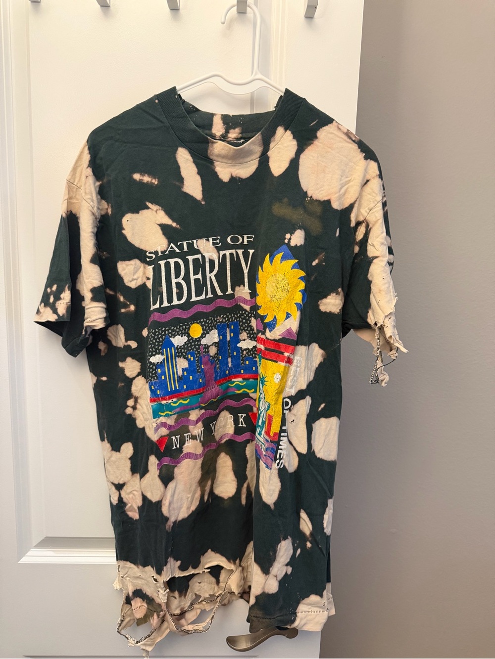 Statue of Liberty Bleach Tye Dye